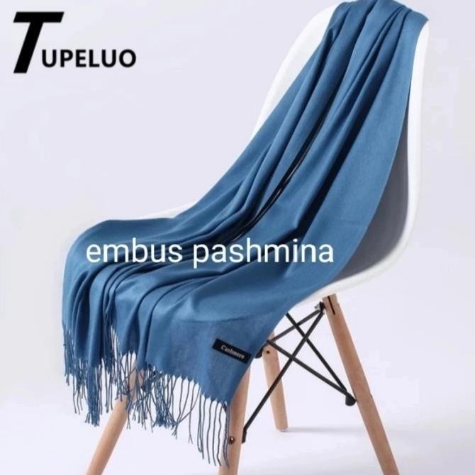 PASHMINA MOTIF POLOS // SYAL POLOS CASHMERE // SELENDANG