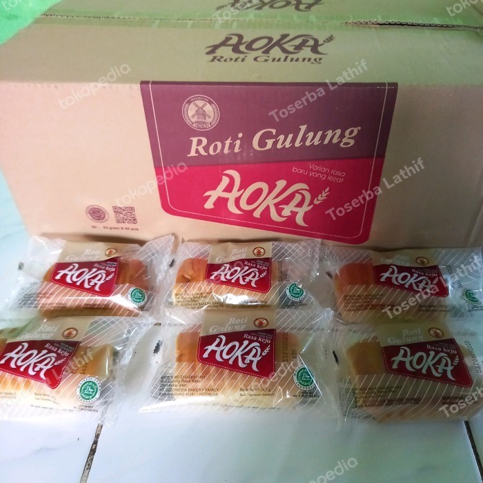 

aoka roti gulung 1 dus