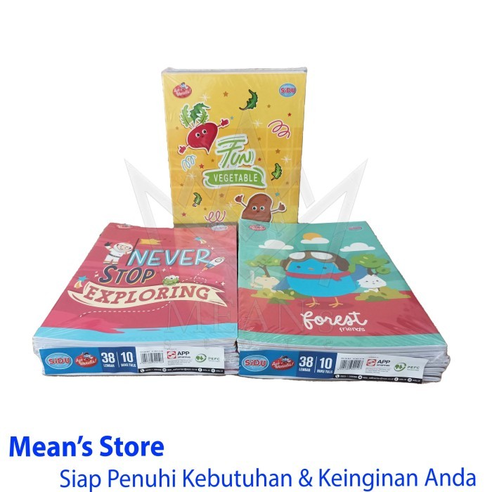 

CUCI GUDANG BUKU TULIS SIDU 38 LEMBAR / SIDU 38 / BUKU TULIS 38 LEMBAR TK SD SMP KODE 24