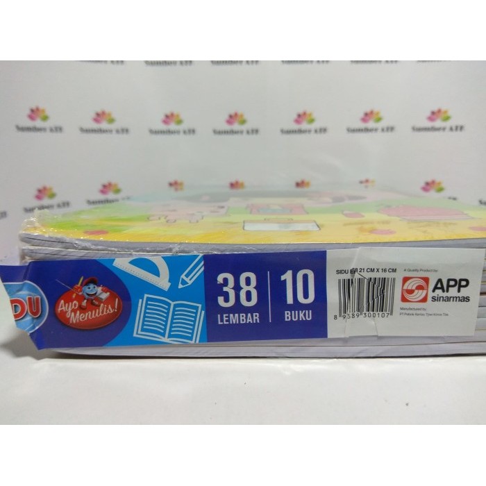 

BERGARANSI BUKU TULIS SIDU 38 LBR KODE 435