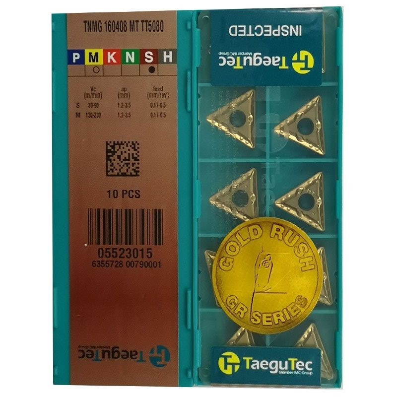 LAKO Taegutec TNMG160404-MT TNMG160408-MT TT5080  TT9080 Carbide Insert TNMG Inserts