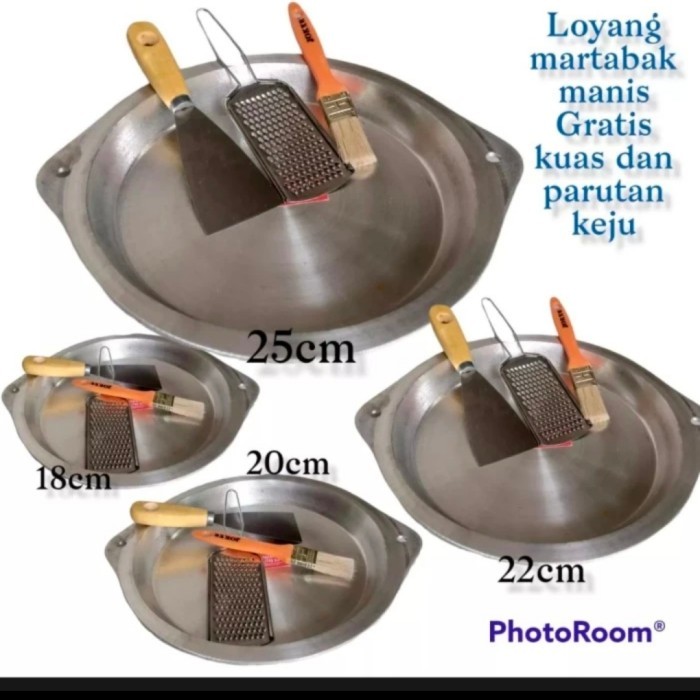 Cetakan Martabak Manis / Loyang Martabak Bangka Bahan Anti Lengket