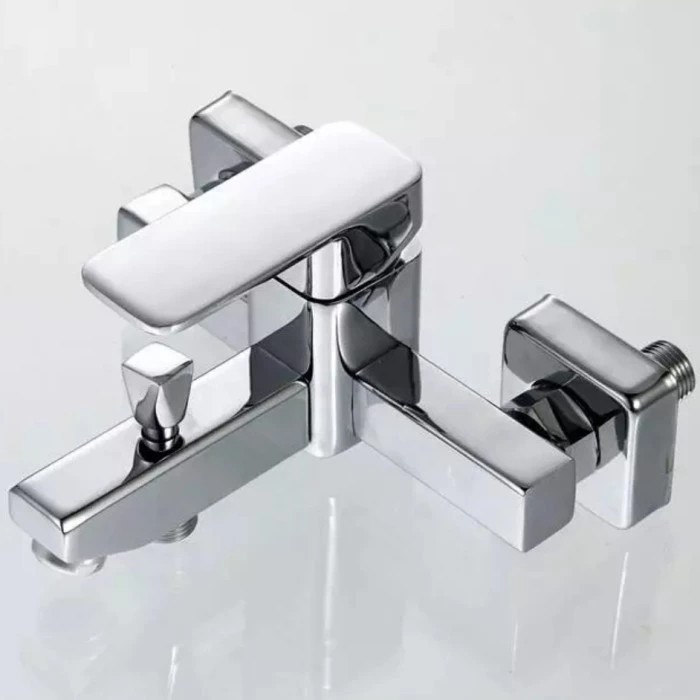 Kran Mixer Bathtub Panas Dingin Minimalis Kuningan Model TOTO / Kran Shower Kamar Mandi