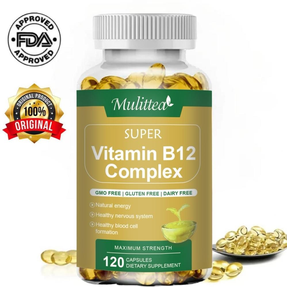 Vitamin B12 Complex 1000 mcg/B12 for Adults Dietary Supplement for Energy Metabolism Support,Nevers 