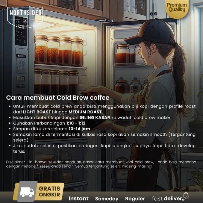 

Northsider Kopi Arabika Robusta Classic Espresso Blend Cold Brew Coffe