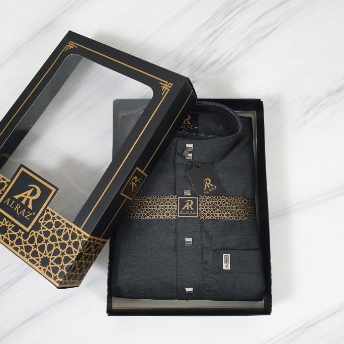 Jubah / Gamis Woll Al raz Non manset style al haramain woll