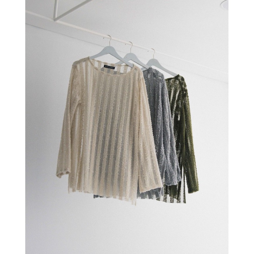 BLANC STUDIO - SWAMP OUTTER TOP - BEIGE
