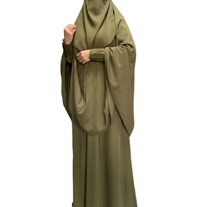 VARIAN 2 MEDINA SET GAMIS SYARI SETELAN KHIMAR CADAR/ GAMIS SYARI SET