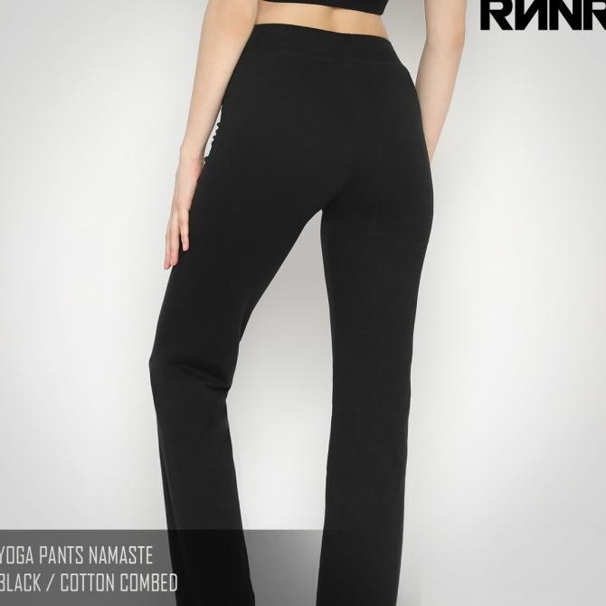 Sale Celana Training Panjang Kulot Muslim Senam Highwaist Wanita Yoga Jumbo