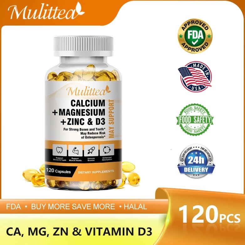 Calcium Magnesium Zinc & Vitamin D3 Kapsul 120PCS