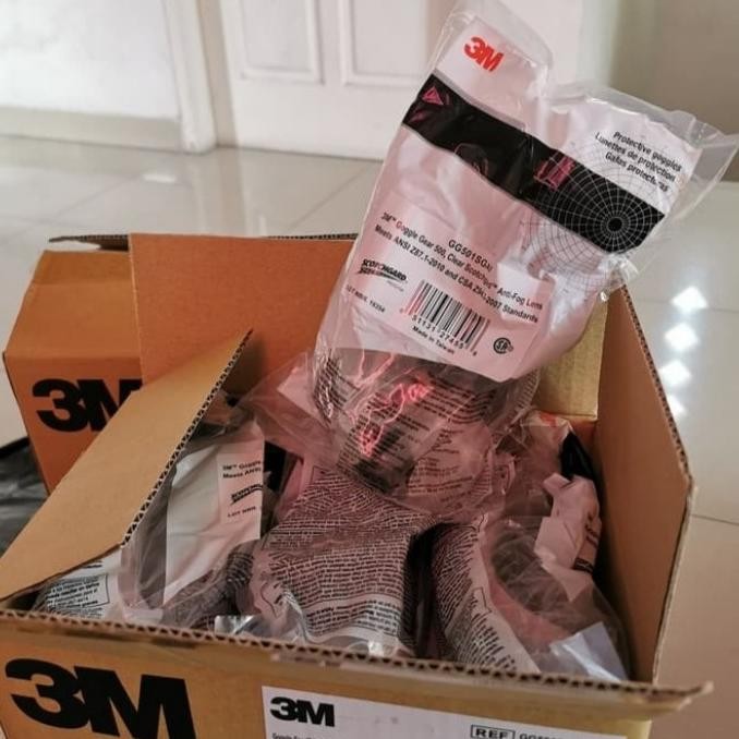 Terbaru.. 3M Fahrenheit Safety Google 40659 - Kacamata Safety Laboratorium Lab