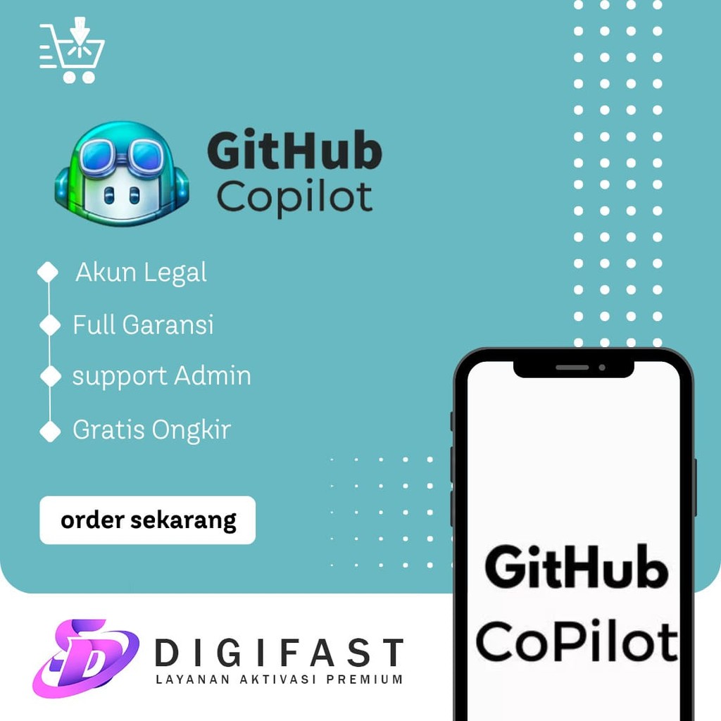 Github Copilot Pro - Ai Programming Assistant Premium 1 Tahun (Private )