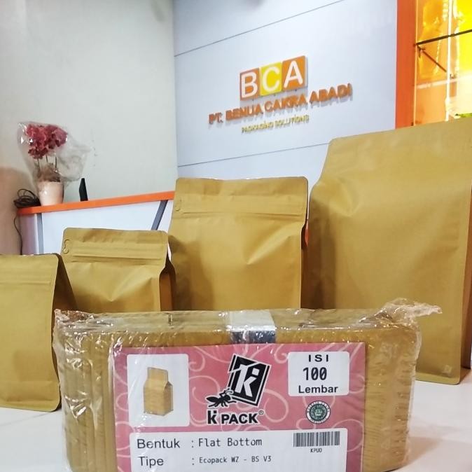 

Promo KEMASAN FLAT BOTTOM ECOPACK 250 WZ - ISI 100 PCS COD