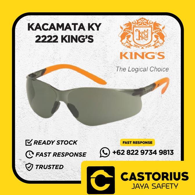 Cuci Gudang.. Kacamata Safety King Ky 2222 Kacamata King'S Original Safety Glasses