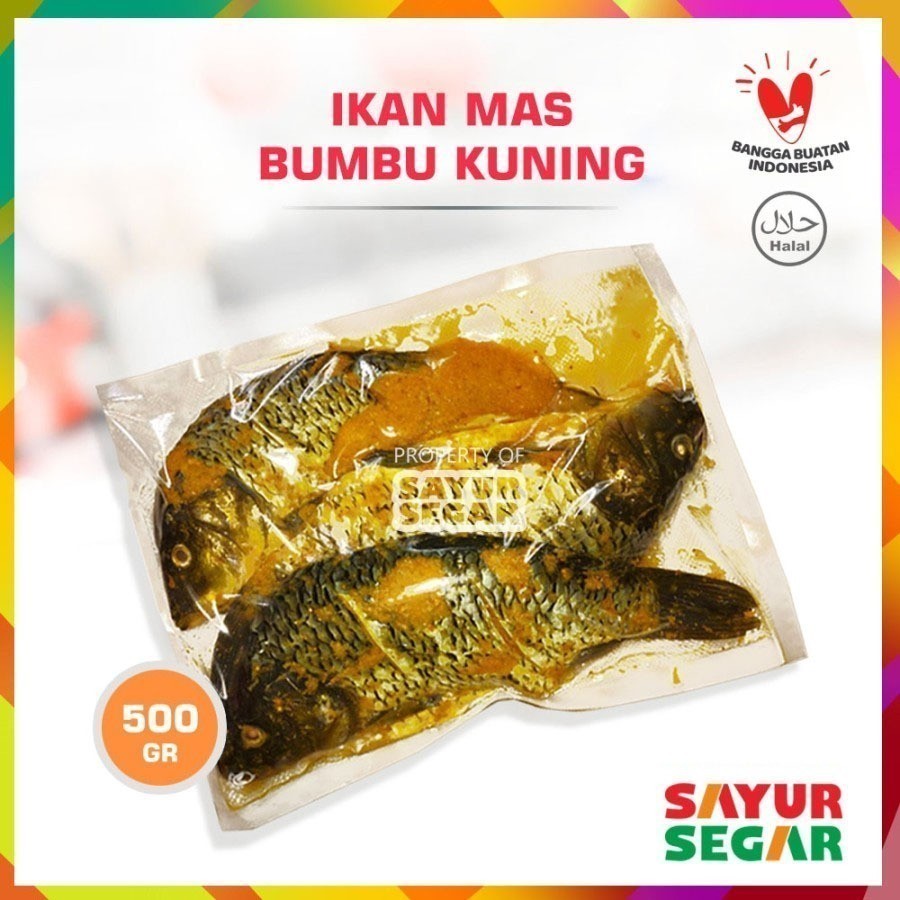 

Ikan Mas Bumbu Kuning [500G] Siap Masak