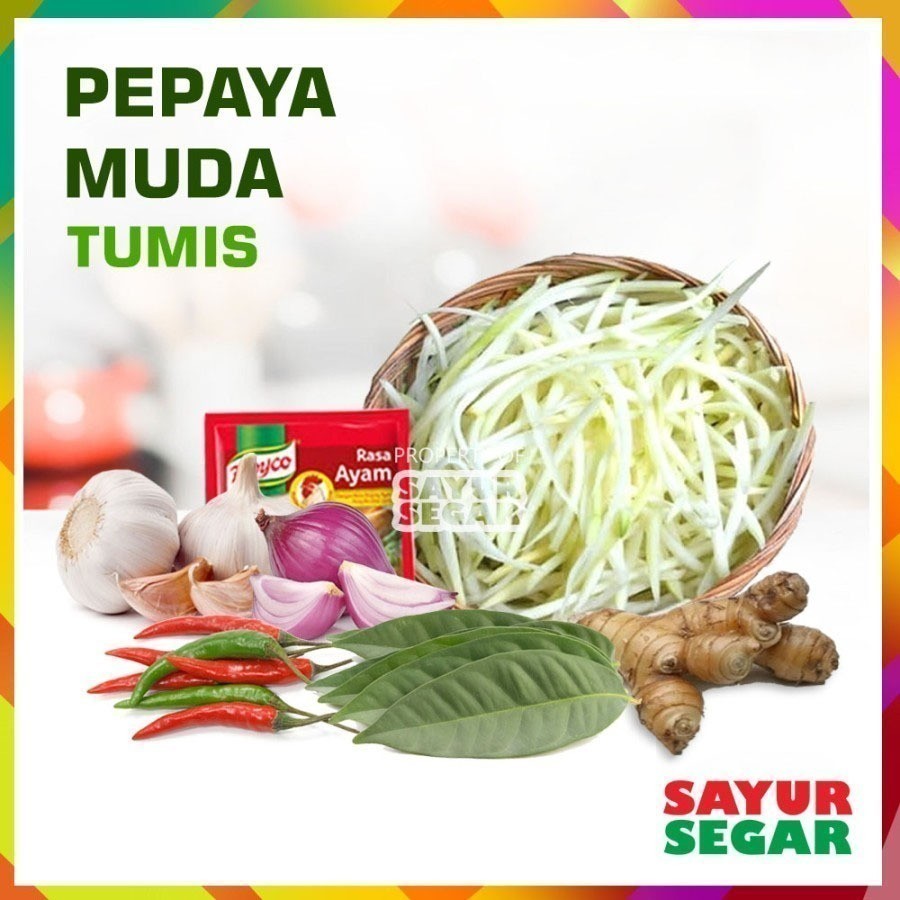 

[DEPOK] PAKET TUMIS PEPAYA MUDA [1 Paket]