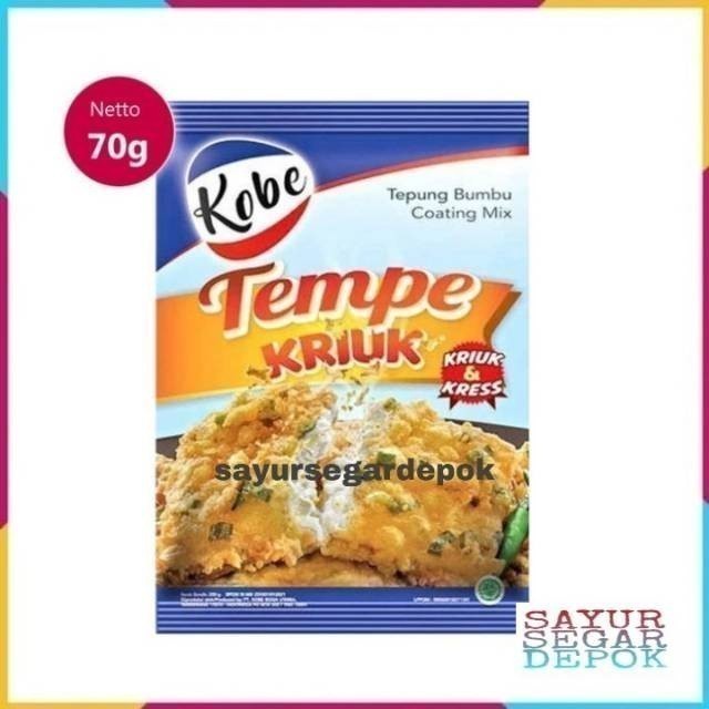 

Kobe tepung tempe kriuk / sayur segar manggarai