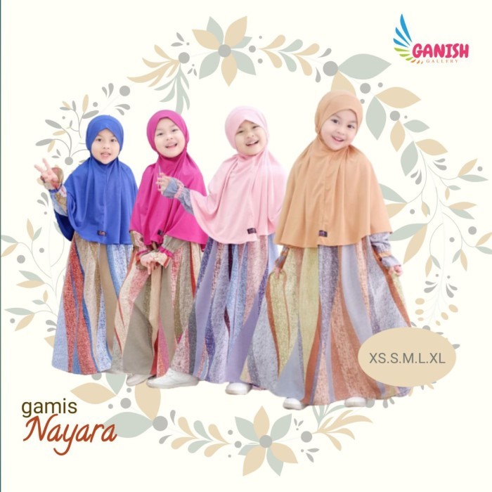 EJ156 Gamis baby Gamis anak bayi 1 2 tahun baju muslim anak perempuan SALE