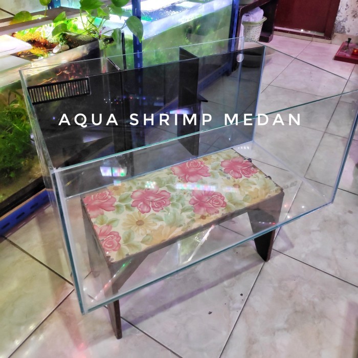 Aquarium 60x40x30 sump filter belakang