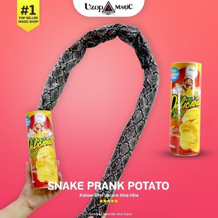 

EKSLUSIF Snake Potato Chips Prank - Mainan - Prank Toy - Alat jahil - Sulap