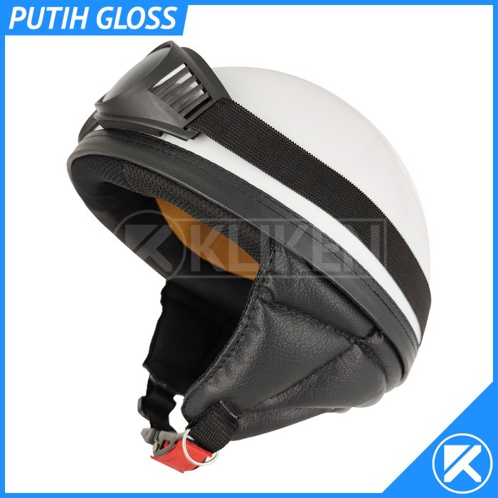 

NEW Helm Chips Retro Vespa Klasik Dewasa Variasi Kacamata