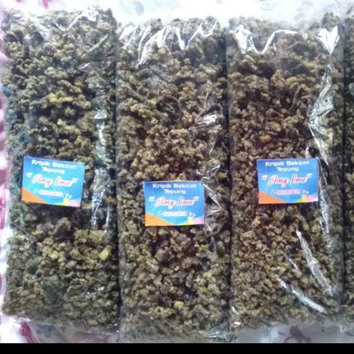 

STOK TERBATAS kripik bekicot kriwilan tepung 500gr