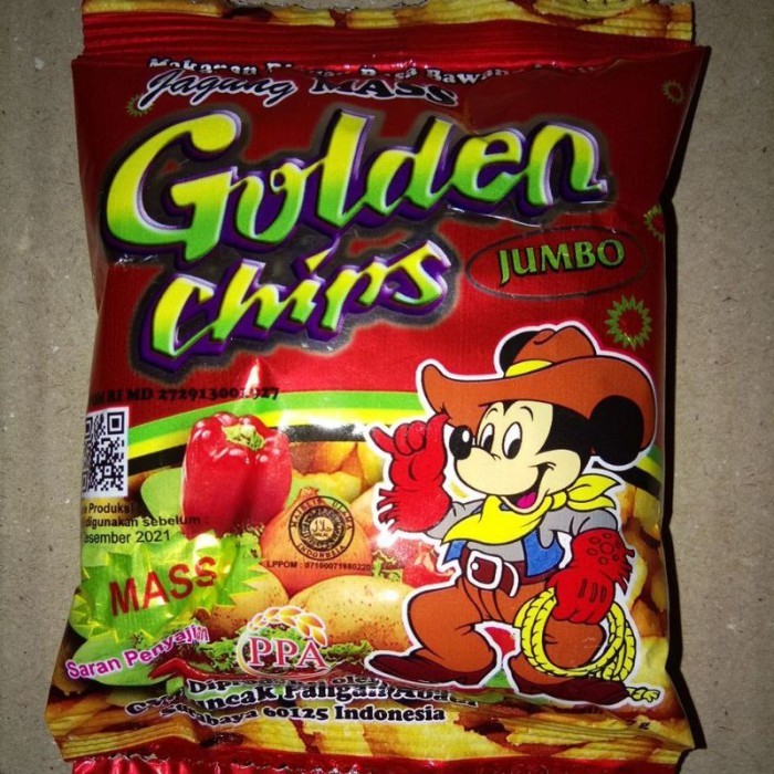 

SALE Snack jadul golden chips Potato chips (isi 10pcs)