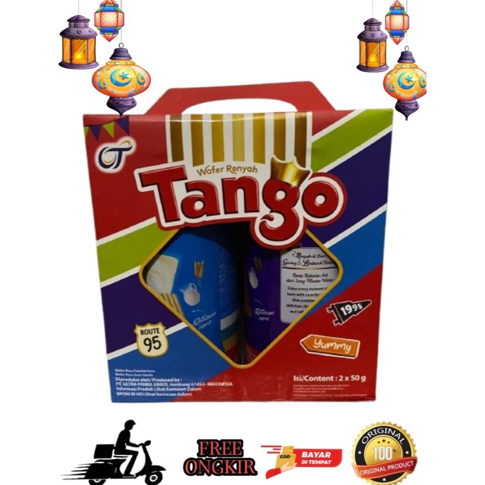 

TERMURAH HAMPERS LEBARAN TANGO WAFER COKLAT VANILA 1 BOX ISI 2 KALENG PARCEL IDUL FITRI MURAH PAKET GIFT HADIAH ke-125