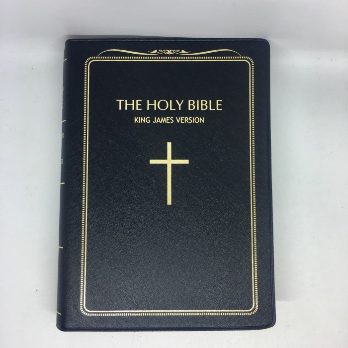 

KJV Holy Bible Black Vinyl 52 PL/WJR