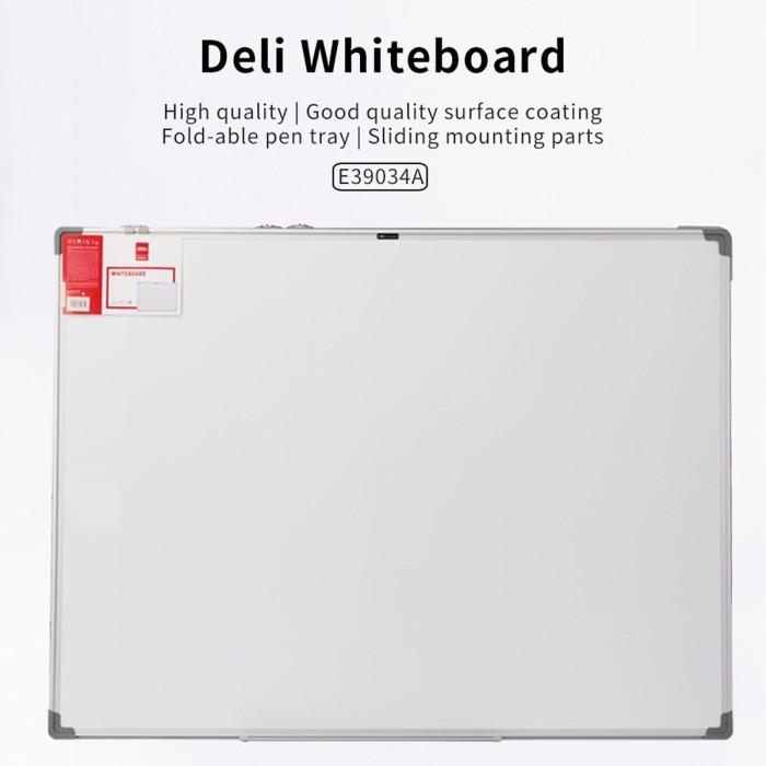 

Deli Whiteboard Papan Tulis Putih 9001200mm 36IN48IN E39034A