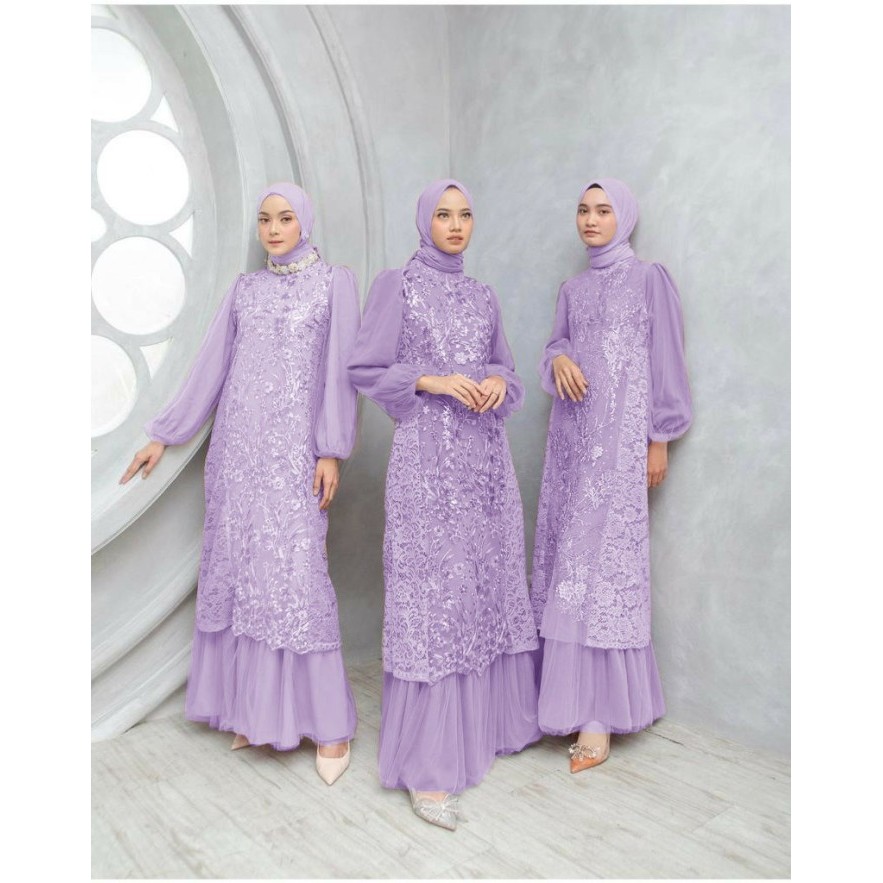 baju gas wanita muslim 2023 model casual kondangan- FARIDA