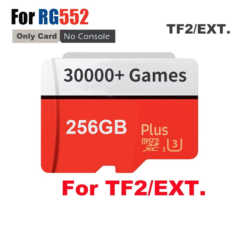 VANE Memory card For RG552 30000+ Games and RG351MP RG351M RG351P RG351V RG350M Retro Game with PS1 