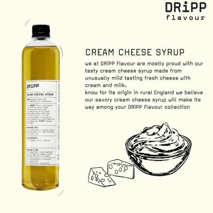 

Dripp Cream Cheese Syrup Sirup Original Original Dan Terpercaya