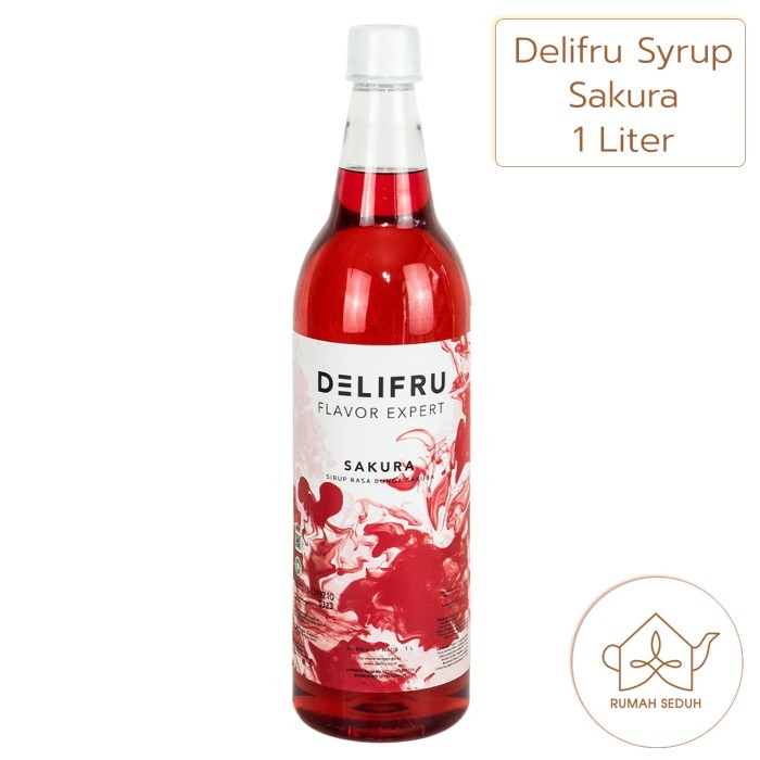 

Delifru 1L Sakura Syrup - Sirup Bunga Sakura Jepang - Cherry Blossom