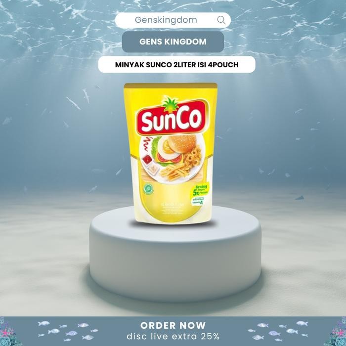 

[GENSKINGDOM X IBEN_MA 12.12]-MINYAK SUNCO ISI 4 POUCH MINYAK KELAPA SAWIT PREMIUM