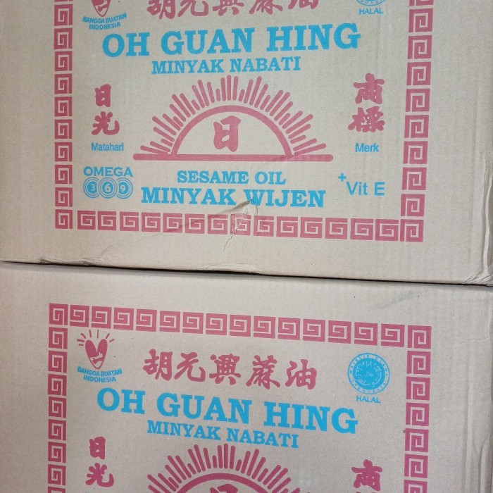 

Minyak Wijen Oh Guan Hing 600 ML X 24 Botol (Kartonan)