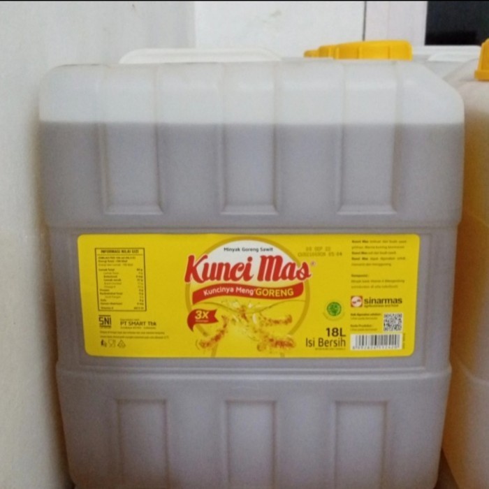 

Minyak goreng Kunci Mas jerigen 18 liter original
