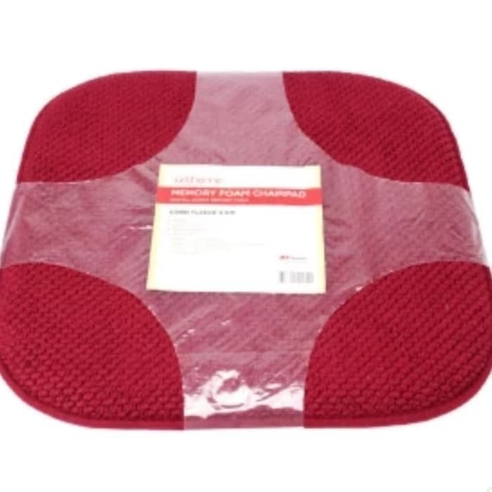 Krishome Bantal Alas Duduk Memory Foam - Bantal Kursi