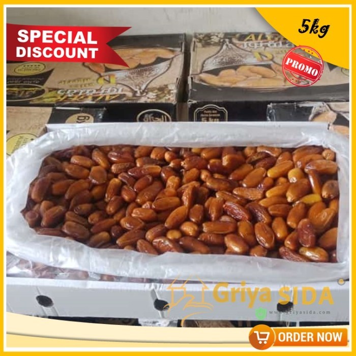 

Kurma Tunisia Algeria Aljazair 5kg Tunisian Deglet Nour Dates PROMO!!