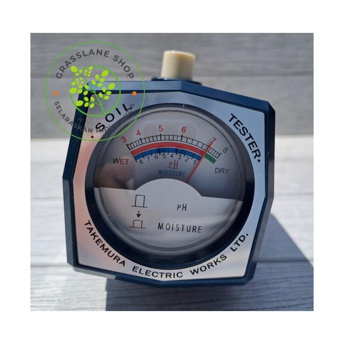 TAKEMURA SOIL PH HUMIDITY MOISTURE TESTER METER DM 15 ORIGINAL DAN TERPERCAYA