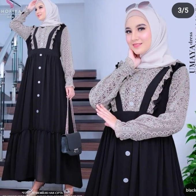 Gamis Brukat Modern Ukuran Jumbo Ld 140 Promo