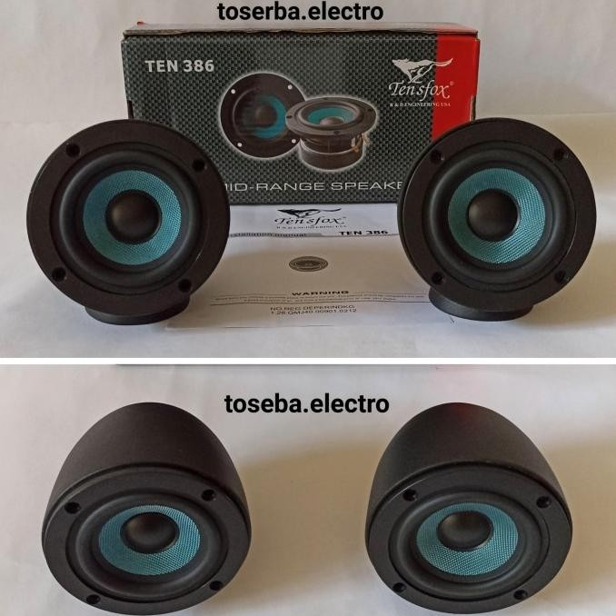 Jual Speaker Midrange 3In Tensfox Plus Housing Dudukan Midrange 3 Inch