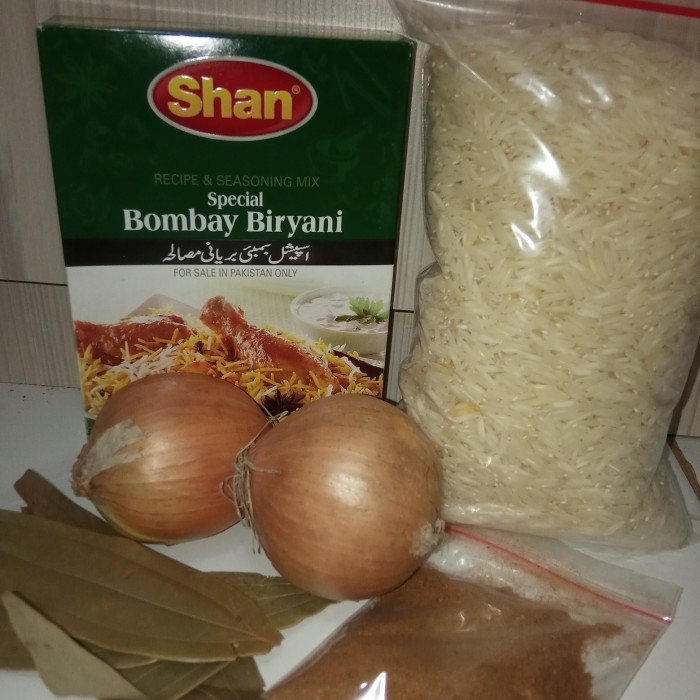 

Paket Premium masak Biryani lengkap beras basmati putih dan bumbu