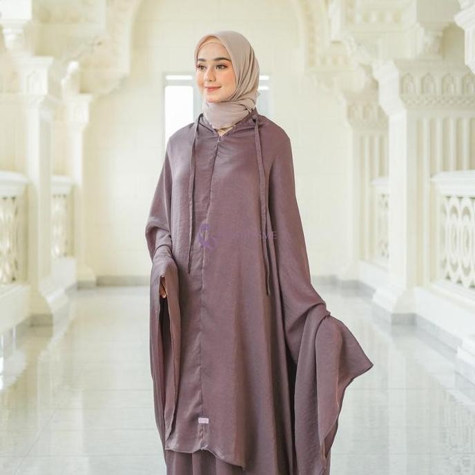 Miliki Mukena Santorini 2In1 Ghania By Hijabitsme Atasan Cantik