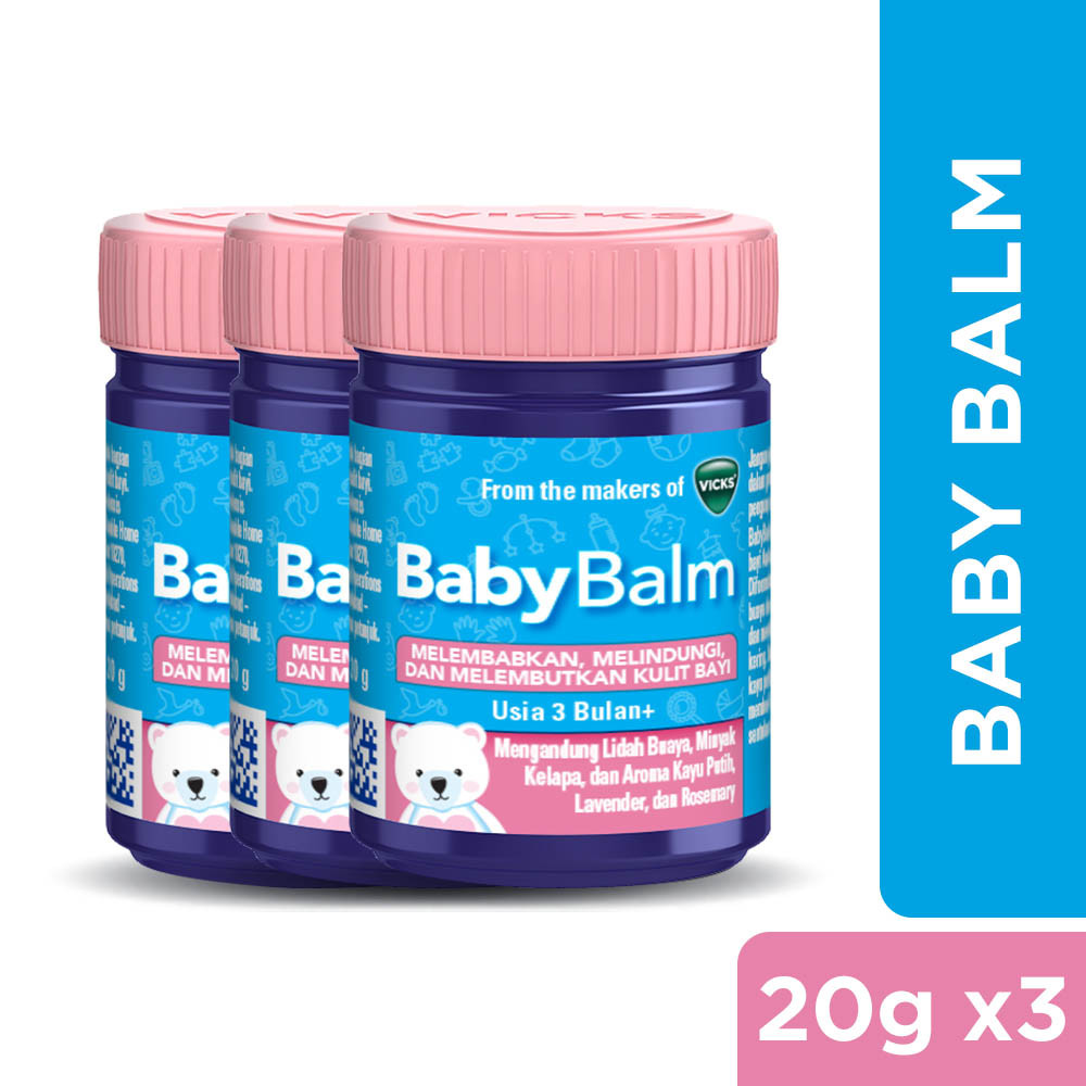 From The Makers Of Vicks - Baby Balm 20g X3