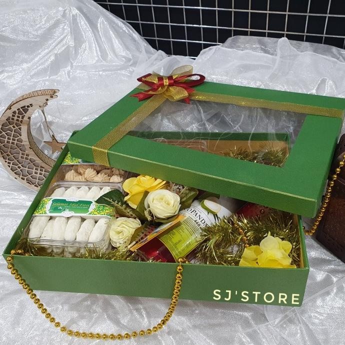 

Best Item!, Paket Box Hampers Lebaran Kue Kering Toples Murah 6