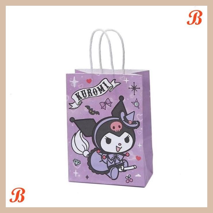 

| KK | PAPERBAG SANRIO KUROMI - GOODIE BAG - TAS HADIAH - PERNAK PERNIK UKURAN KECIL LUCU