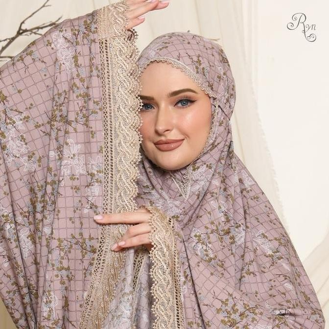 Diskon | Mukena Rayyan Emily Series | Mukena Dewasa Travelling Rayon Ryn Jumbo Ori Ryn
