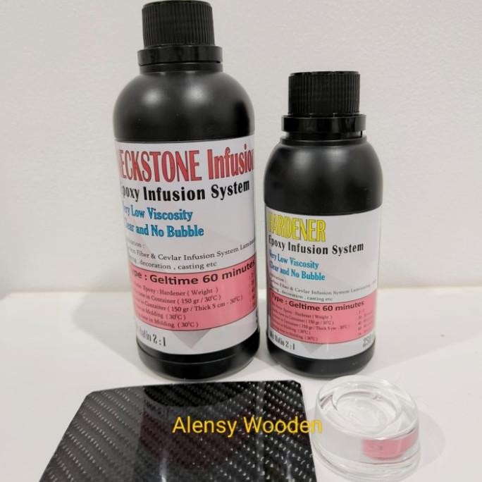 Promo Epoxy Neckstone Infusion 750 gr , Epoxy Infusion (4 type) untuk set carbon, sangat encer COD