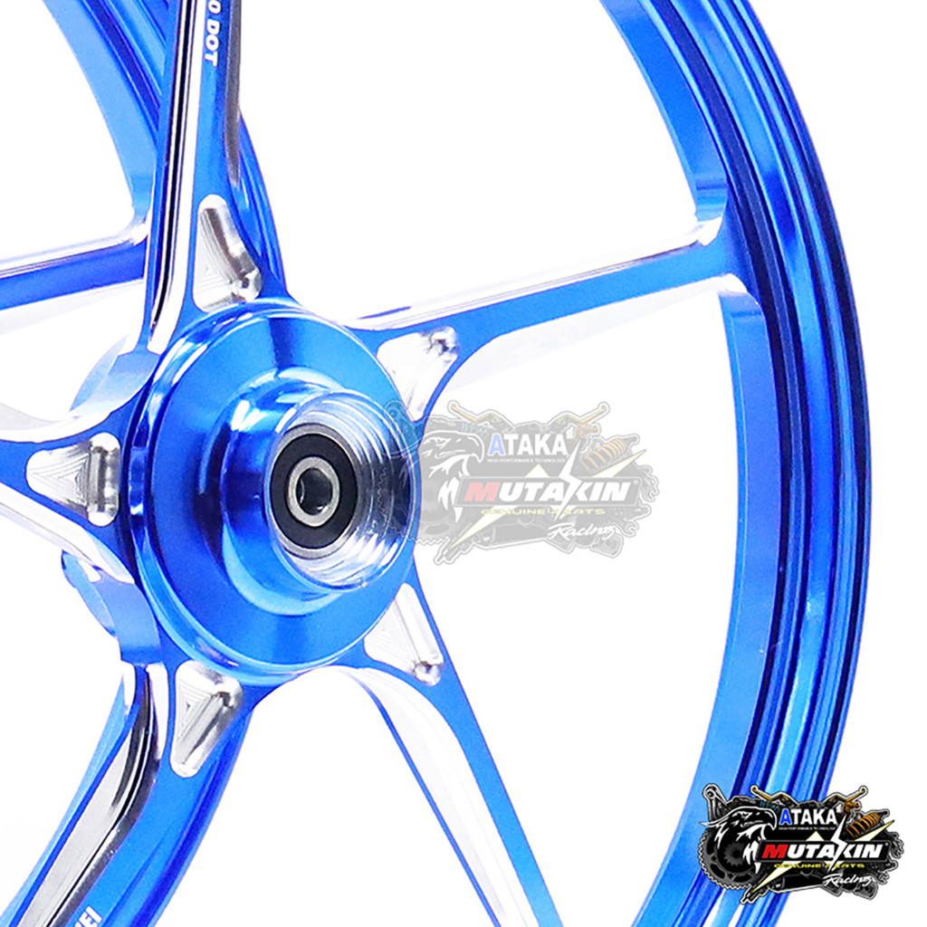 MUTAKIN CNC velg ring 17 AK55 racing velk HONDA GL MP CB Karisma Supra x 125 sonic 125 Blade Revo